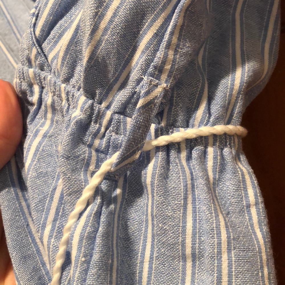 Striped Blue Romper 💙 - Picture 5 of 6